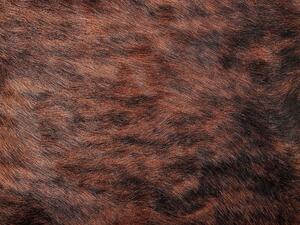 Tappeto in vera pelle di mucca marrone 2-3 m² rustico brasiliano Beliani