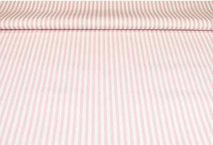 Tessuto di cotone Nastro rosa, h. 140 cm