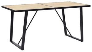 Tavolo da Pranzo Rovere 160x80x75 cm in MDF