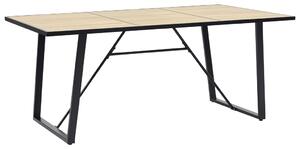 Tavolo da Pranzo Rovere 180x90x75 cm in MDF