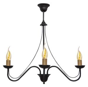 Lampadario a sospensione con supporto rigido MALBO 3xE14/60W/230V