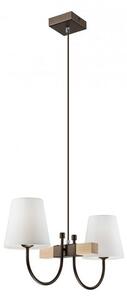 Lampadario a sospensione con filo JULIETTA 2xE27/60W/230V