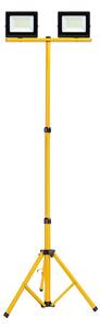 Aigostar - Proiettore LED con stativo 2xLED/30W/230V 6500K IP65 arancione/nero