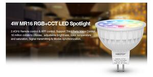 Faretto LED MR16 4W RGB+CCT Dimmerabile 12V dc Colore RGB+CCT