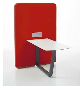 Modulo multimedia crt c/tavolo rivestimento rosso