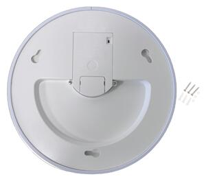 Plafoniera LED Sanoa tondo nichel, foro incasso 22,5 cm luce passaggio dal bianco caldo al bianco neutro