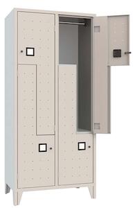 QUADRO spogliatoio multispazio 4 posti grigio