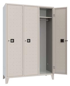 QUADRO spogliatoio universale 3 posti grigio