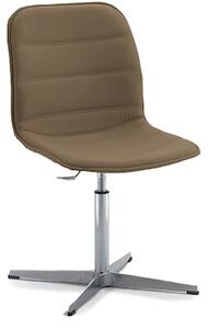 Sedia visitatore MSTYLE GEA base 4 razze su piedini senza braccioli to