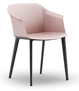Sedia GOSSIP 4 gambe plast. monosc. cipria