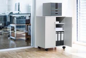 Mobile multifunzione 7453A con ante grigio
