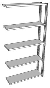 Scaffalatura incastro mod/agg. 83,5x30,5x200 zincato