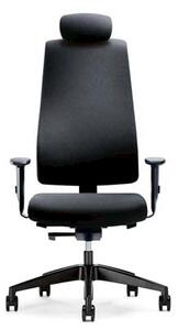 Sedia semidirezionale INTERSTUHL GOAL base nylon colore nero