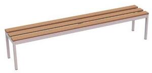 Panca con doghe in legno LxPxH cm 200x37x43