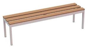 Panca con doghe in legno LxPxH cm 150x37x43