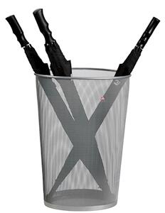 Portaombrelli RAIN in rete metallica mesh colore grigio