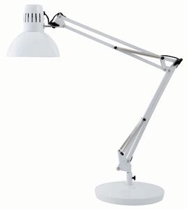 Lampada da tavolo Architect doppio braccio bianco