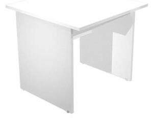 Scrivania fianco legno EASYSPACE cm 80x80x72 bianco