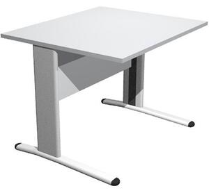 Scrivania gamba ad "L" EASYSPACE cm 80x80x72 grigio