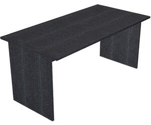 Scrivania fianco legno EASYSPACE cm 140x80x72 nero venato