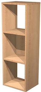 Libreria a 3 caselle CHECKER cm 35,9x29,2x103,9 faggio