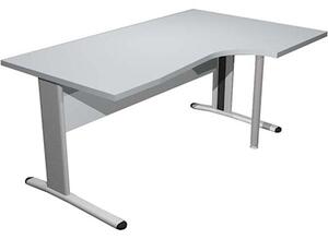 Workstation destra EASYSPACE cm 160x60/80/100x72 grigio
