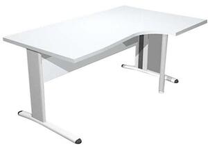 Workstation destra EASYSPACE cm 160x60/80/100x72 bianca