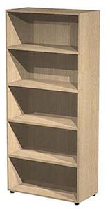 Libreria a giorno GUIT cm 90x44x200 rovere