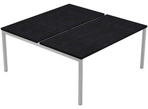 Postazione bench 2 posti EASYSPACE cm 120x164x72,5 nero venato
