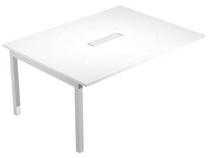 Modulo aggiuntivo tavolo riunione WORK l160xp120 bianco