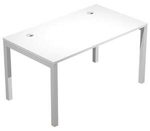 Scrivania WORK cm 140x80 piano bianco