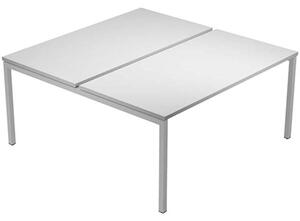 Postazione bench 2 posti EASYSPACE cm 120x164x72,5 grigio