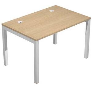 Scrivania WORK cm 120x80 piano rovere chiaro