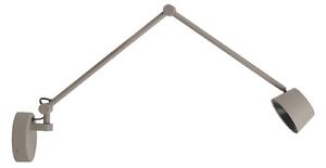 Applique da parete ANTIDARK, Direction, dimmerabile, Grigio, Soggiorno, Metallo, Moderno