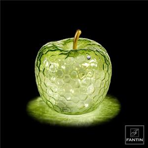 Lampada Mela Iridescente Dimensioni � 15x h 16 cm colore Verde