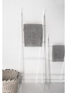 Scaletta Porta Asciugamano da Bagno da Lavabo In Plexiglass PENROSE SMALL Dimensioni 40x3x h 100 cm - Spessore 12/15 Colore Nero