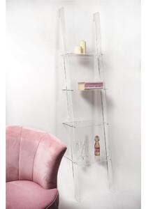 La libreria STEP In Plexiglass design minimalista Dimensioni 41x36x h 185 cm Spessore 6/8 mm PORTATA Max 2 KG per piano colore Trasparente