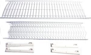 Mchr Scolapiatti Acciaio Plasticato cm 86x23 - 37