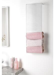 Porta Asciugamani Verticale Da Muro In Plexiglass CLIO Dimensioni 23x13x h 76 cm - Spessore 4 Colore Trasparente Plisse