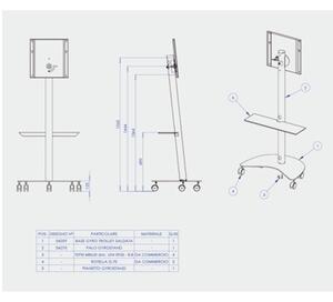 Gyro trolley per samsung flip 2