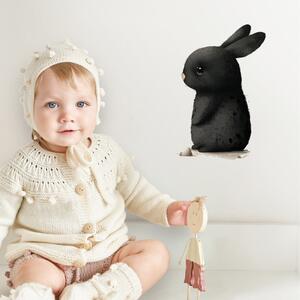 Adesivi per bambini - Coniglietto nero