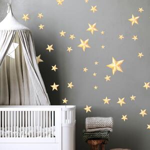 Stelle - Adesivi murali per bambini in tre colori