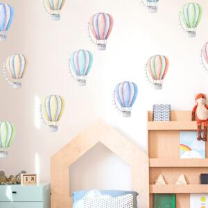Palloncini colorati ad acquerello - adesivi per bambini