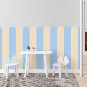 Adesivi riposizionabili Arco - Blue Beige (beige neutro - blu)