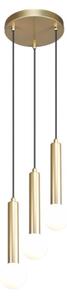 ITALUX PND-33574-3-GD - Lampadario sospeso su cavo FILANO 3xG9/5W/230V oro