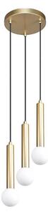 ITALUX PND-33574-3-GD - Lampadario sospeso su cavo FILANO 3xG9/5W/230V oro