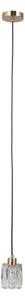 ITALUX PND-40813-1-HBR - Lampadario a sospensione TORNO con cavo 1xE14/40W/230V, dorato