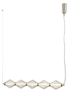 ITALUX PND-34403-5-HBR - Lampadario LED sospeso su cavo SEVILLA LED/25W/230V 3000K dorato