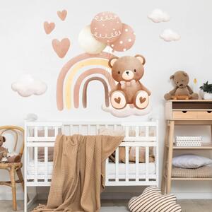 HGDESIGN Adesivo Da Parete Per Cameretta – Buco Di Topolino Luminoso, 9x9 Cm, Rimovibile