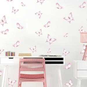 Decorazioni paret - Farfalle rosa